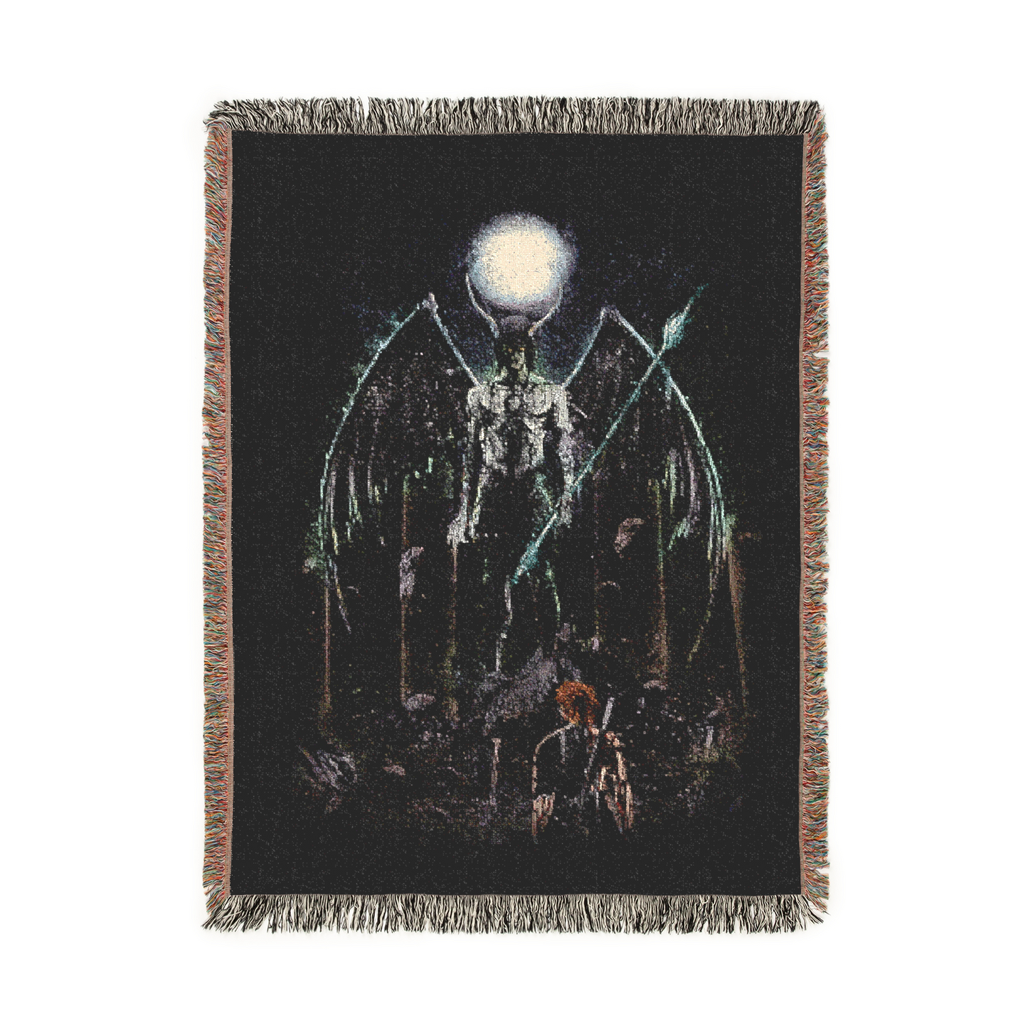 Ichigo vs. Ulquiorra Woven Blanket – A Clash of Titans in Textile Form