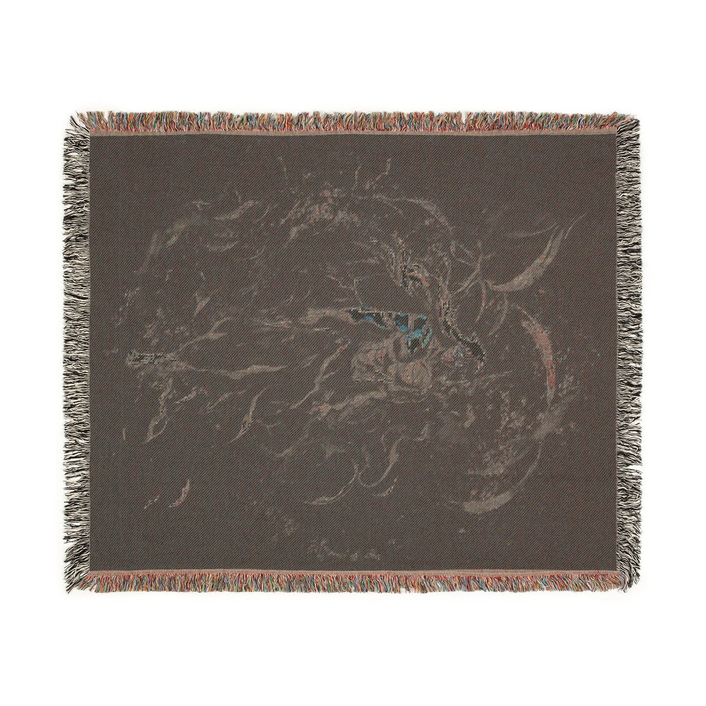 Bleach Ichigo Getsuga Woven Blanket — Anime Power-Up Throw