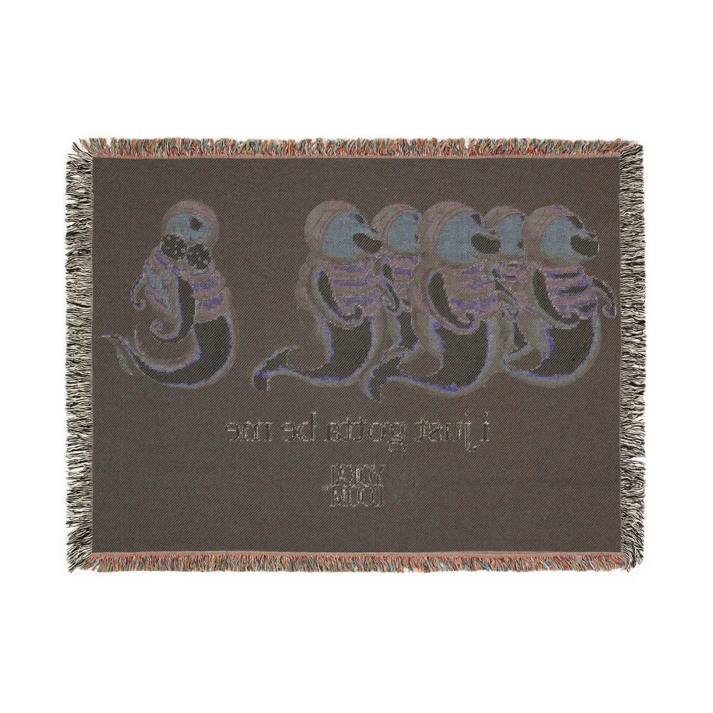 Dugong Days Woven Blanket