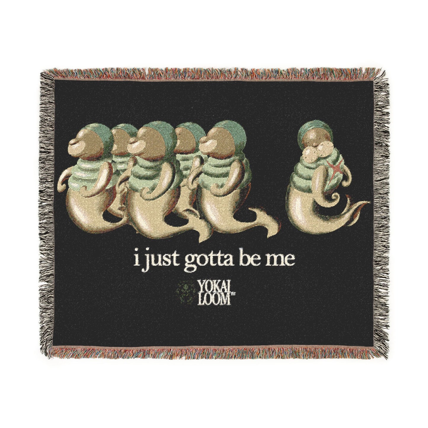 Dugong Days Woven Blanket