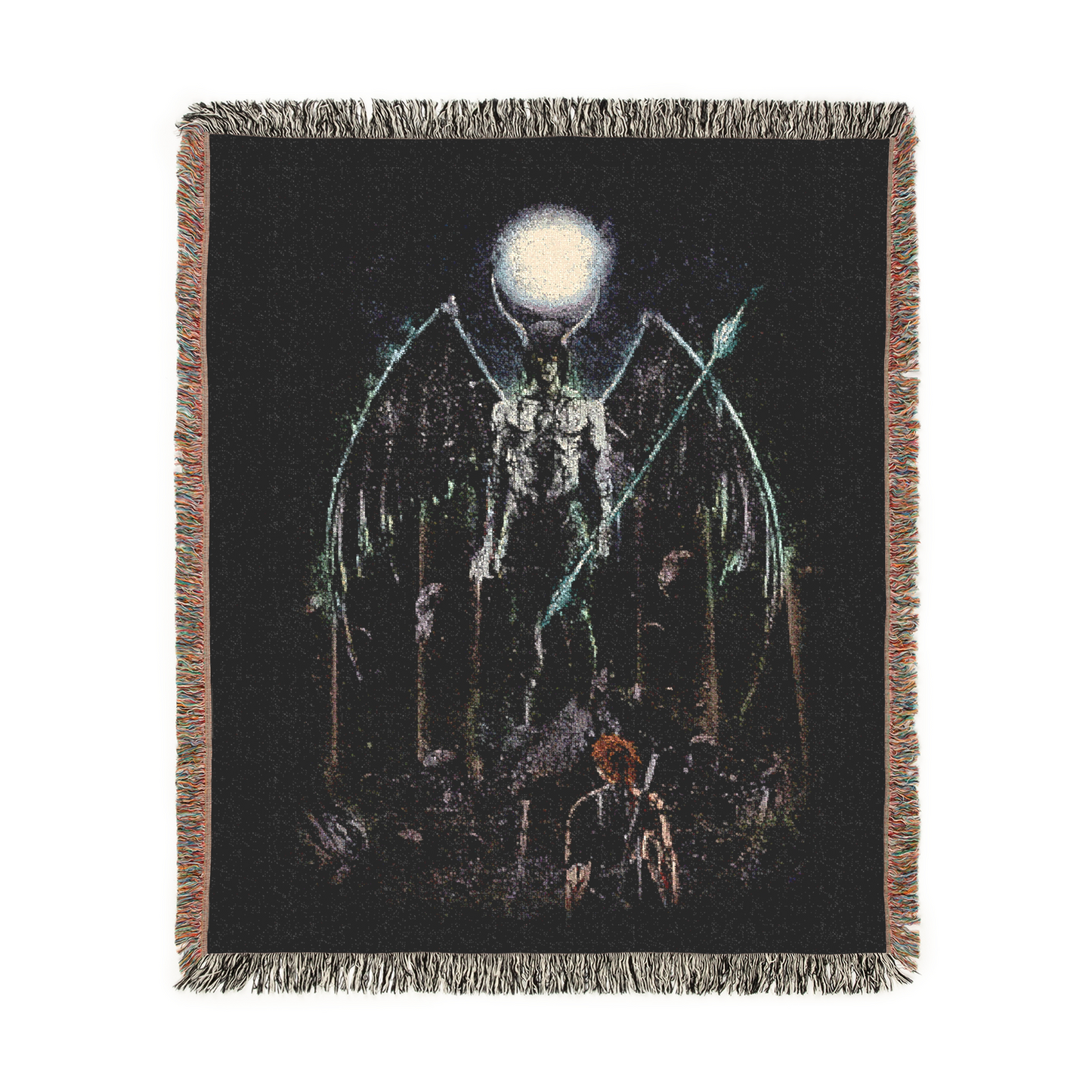 Ichigo vs. Ulquiorra Woven Blanket – A Clash of Titans in Textile Form